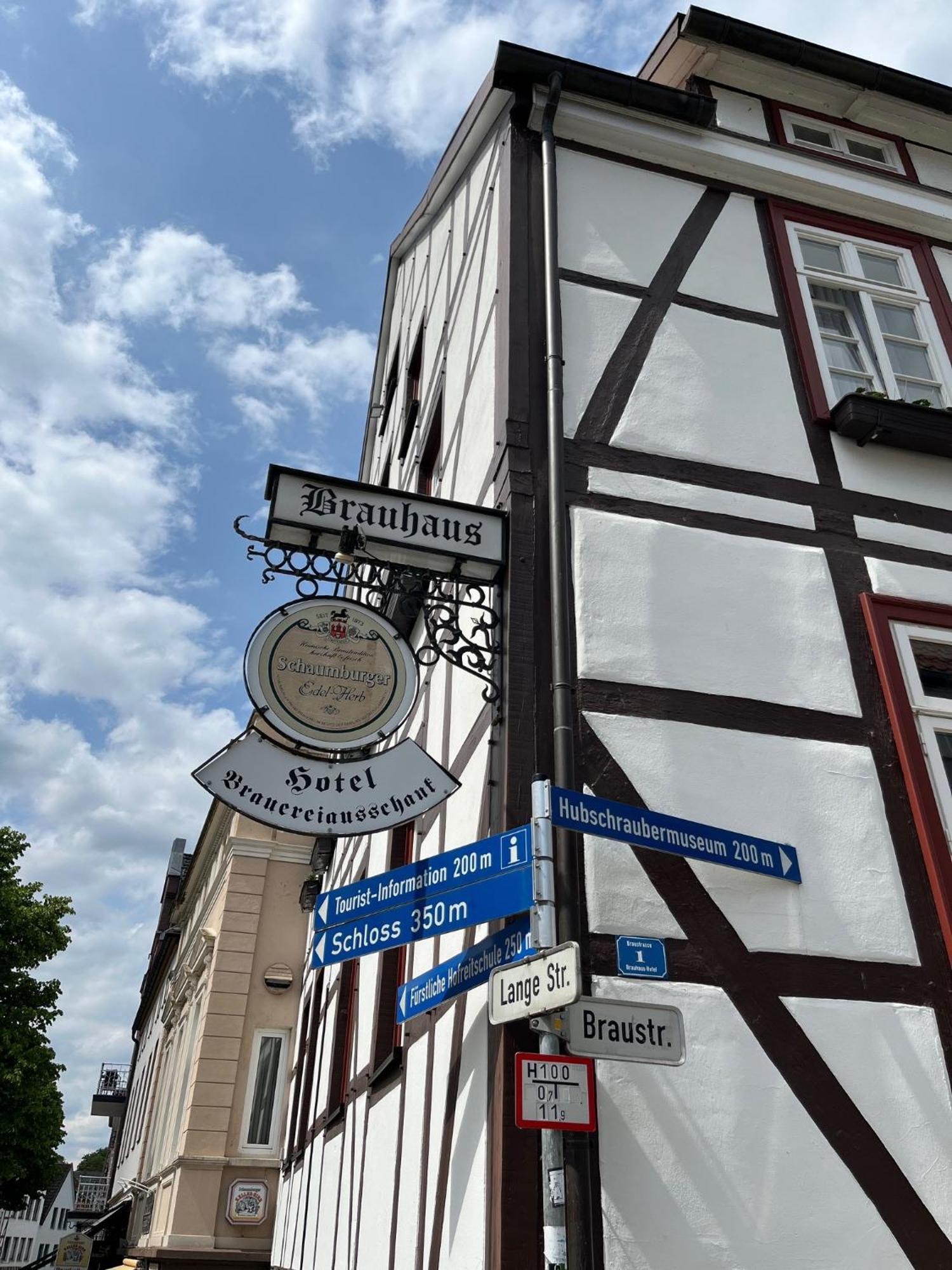 Hotel Brauhaus Bückeburg Esterno foto